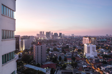 Jakarta sunset