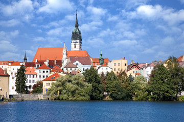 Obraz premium Jindrichuv Hradec town, Czech republic