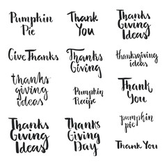 Thanksgiving Lettering
