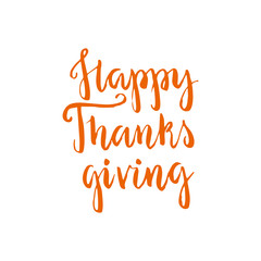 Fototapeta premium Thanksgiving Lettering