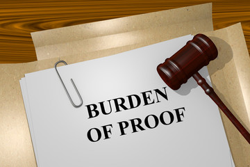 Burden of Proof concept