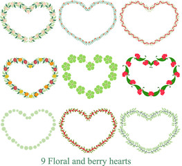 Floral Heart 20X20 INSTANT DOWNLOAD Printable - Valentine Art Print, Floral Art, Home Decor, Printable Artwork, Floral Heart Artwork
