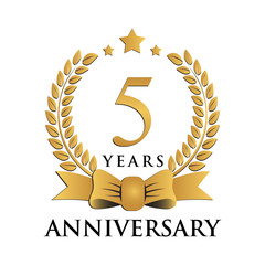 anniversary with ribbon