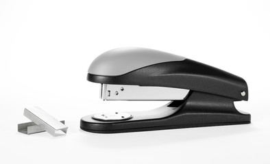 Stapler on a white background
