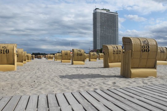 Strandpartie inm Ostseebad Travem&uuml;nde