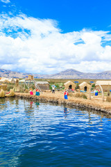 Fototapeta na wymiar Titicaca lake near Puno, Peru
