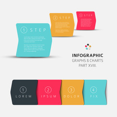 Vector flat design infographic elements