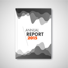 Modern Vector abstract brochure / report design template