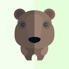 Funny Bear Vector illustration
