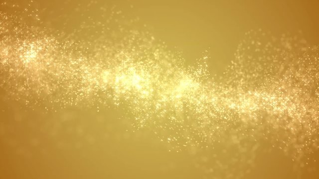 Golden particle background