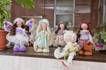 handmade doll with natural hair