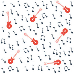 Music seamless pattern