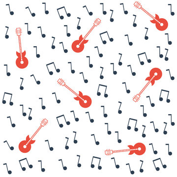 Music seamless pattern