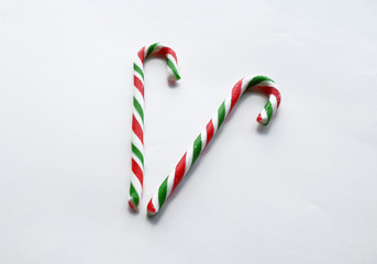 Christmas red and green candy cane