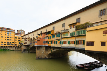 Fototapeta na wymiar Old bridge,Florence, Italy