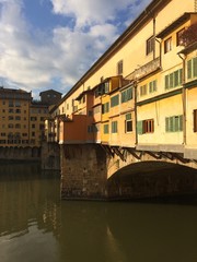 Fototapeta na wymiar Ponte Vecchio scorcio, Firenze