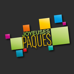 Fototapeta premium joyeuses pâques