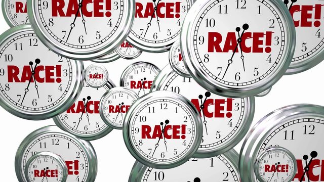 Race Clocks Timing Game Competition Sports