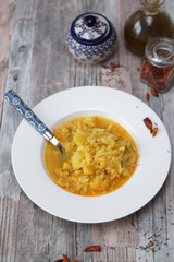 Zuppa indiana Aloo Gobi