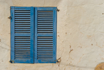 Fensterläden Blau 