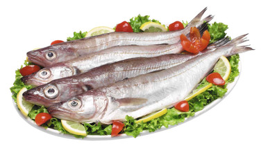 Merlani con verdure e limone