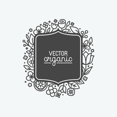 Vector simple and elegant logo design template