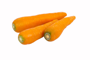raw carrot isolated
