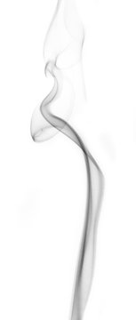 Black and White Smoke Abstract