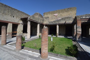 Fototapeta na wymiar Herculaneum in Italy