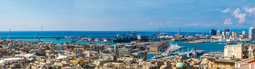Obraz premium Port of Genoa in Italy