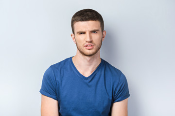 Obraz premium Concept for emotional young man