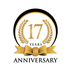 ring black gold anniversary