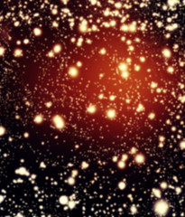 Abstract background with glitter bokeh lights. Image is blurred