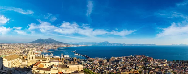 Foto op Plexiglas Napoli  and mount Vesuvius in  Italy © Sergii Figurnyi