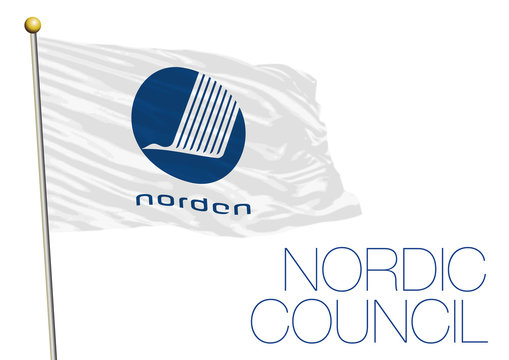 Nordic Council Organization Flag