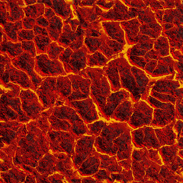 The fiery lava. Seamless image