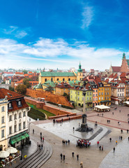 Panele Szklane  Panorama Warszawy view