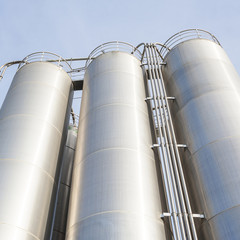 Industrial silos in the chemical industry