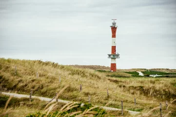 Papier Peint photo Phare Wangerooge neuer Leuchturm