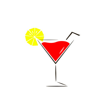 cocktail, icon, glass