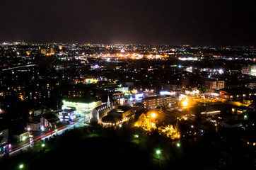 Fototapeta na wymiar 都会の夜景