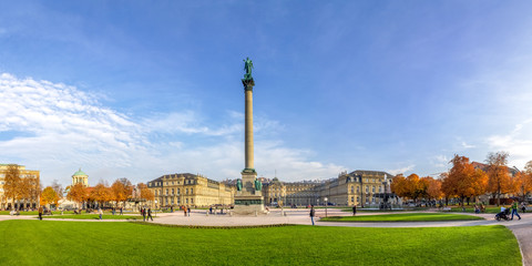 Fototapeta na wymiar Stuttgart, Schlossplatz 