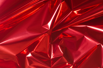 red foil background