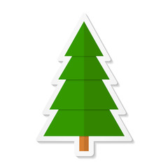 Conifer – Green sticker icon