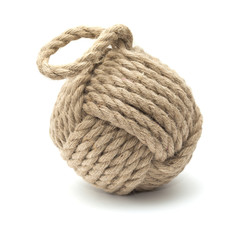 Monkey fist ornamental knot