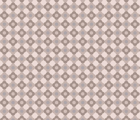 Geometric floral pattern. Vector