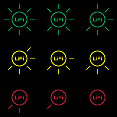 LiFi Icon set