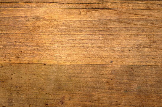 Vintage style wooden background from brown horizontal timber closeup