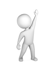 Sich melden, auf sich aufmerksam machen