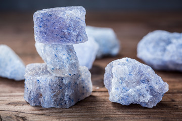 Persian blue sea salt blocks
